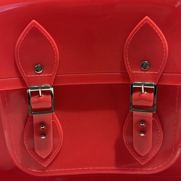 Melissa x The Cambridge Satchel Company Bag Neon Pink - Berry Smell - Picture 3 of 16